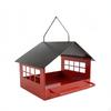 Hanging Bird Feeder Metal Avian with Perch WeatherResistant for Nature Lovers, Garden,