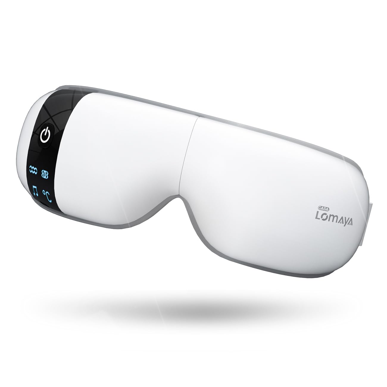 

Eye Warmer Hot Eye Mask for 2025 Enhanced Care Graphene Vibration Air Eye Bluetooth Automatic Off Perfect Gift for Respect for the Aged Lunch Business белый