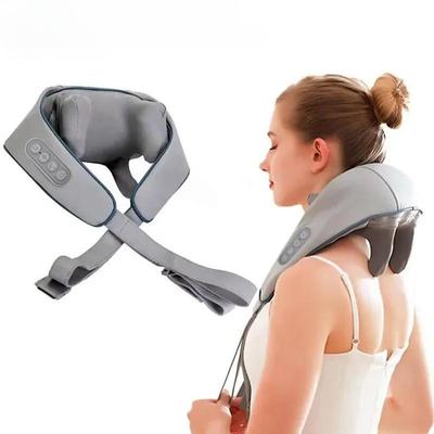 Gesundheitspflege Nacken Schulter Kneten 3D Massagekissen Rücken Muskel Entspannungsmassage Schal Kabelloses Elektrisches Nackenmassagegerät