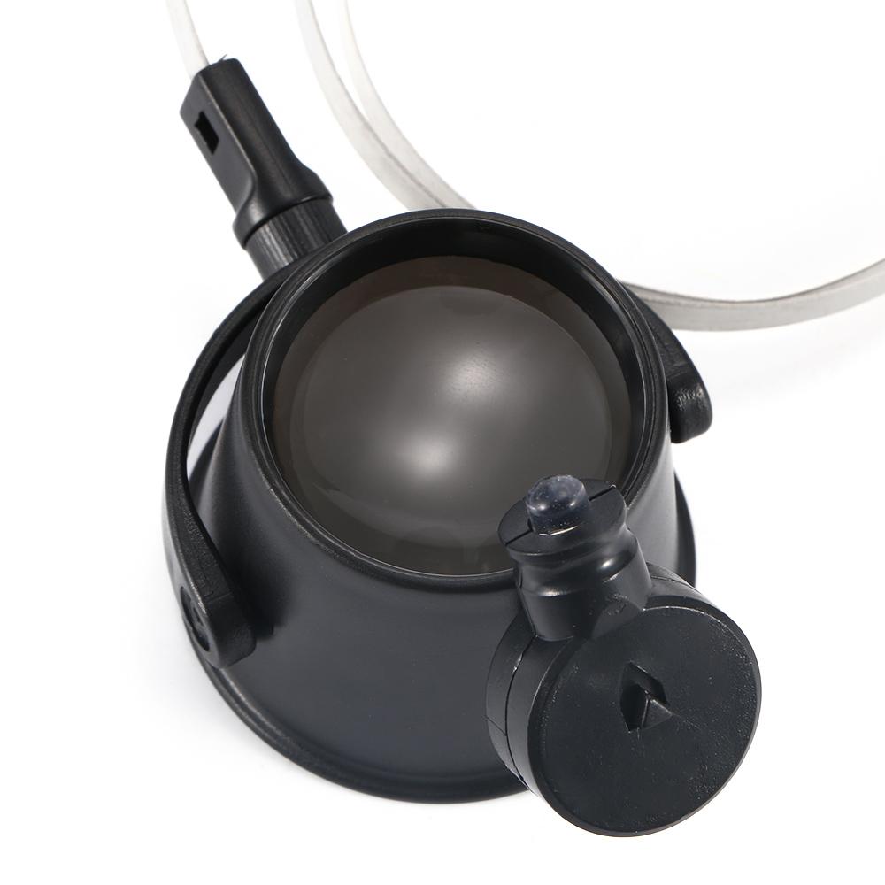 Removable Portable Steel Watch Head Led Glass 15X Eye Magnifier Loupe Circuit Jewelers