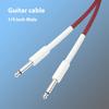 Gitarledning Elektrisk Instrumentkabel Bassledning 6,35 mm Rett til Rett for Elektrisk Gitar