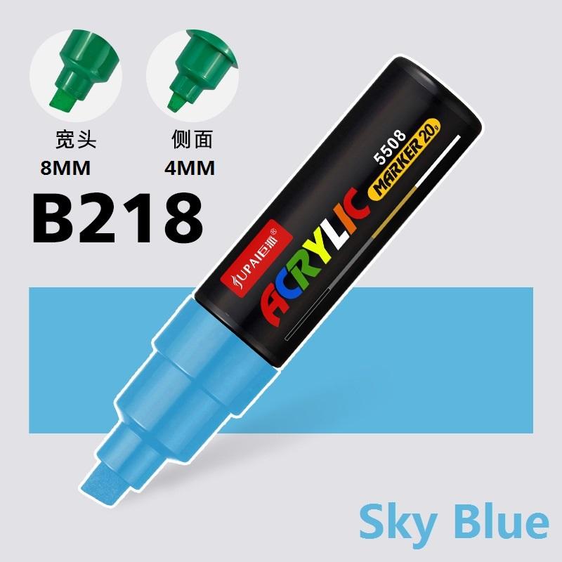 15 Farben Größere Kapazität Acryl-Marker Stifte, Ultra-breiter Kopf 15MM/8MM Graffiti, Malerei, Zeichnen, Werbeplakate Kunstbedarf