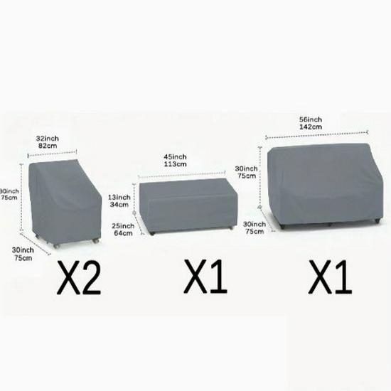 Outdoor Patio Sofa Chair Sunproof Rainproof