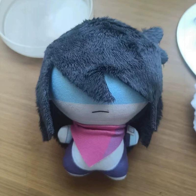 Deltarune 10cm Kris Cotton Doll Keychain Cute Game Character Plush Toy Soft Stuffed Pendant Lovely Collectible Gift Game Fans Bag Hanging Home Decor