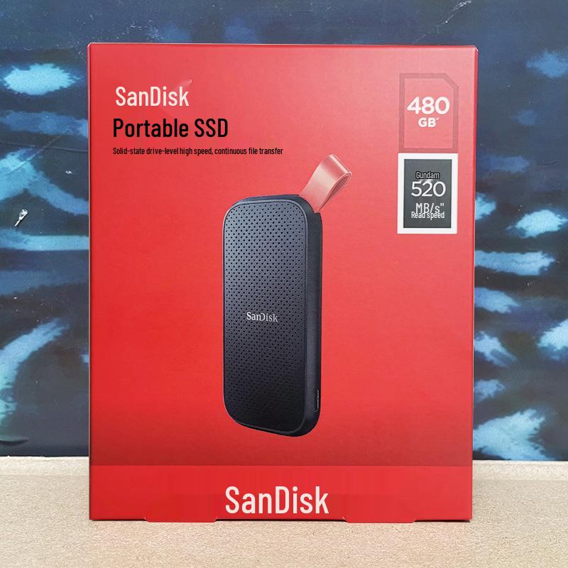 SanDisk E30 Portable SSD (480GB, 1TB, 2TB) High-Speed USB 3.1 Mini Drive for Phones & Computers