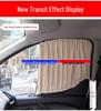 Ford Transit Tourneo Maxus V90 V80 Suede Sunshade Curtains
