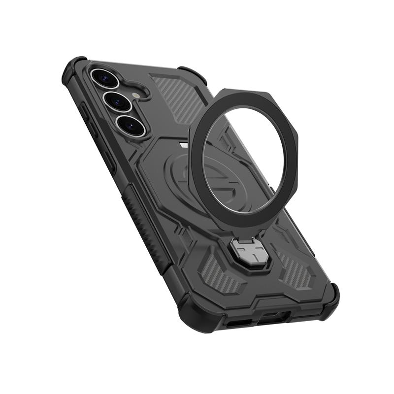 Magnetic Wireless Charge Cover For Samsung Galaxy S25 Ultra S25 Plus Phone Holder Case Samsung S25 Cover For Samsung S25 Case