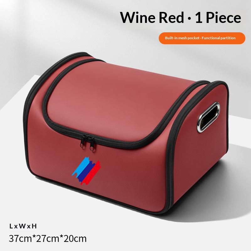 Car Trunk Organizer Storage Box Seat Storage Bag with Built-in Pocket For BMW X1 X3 X5 X7 E46 E60 E70 E82 E92 G10 G30 F10 F30