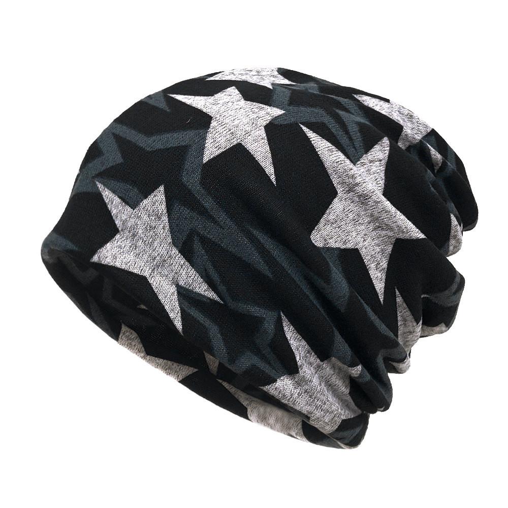 Vintage Style Pullover Cap With Printed Design For Casual Winter Outfits