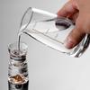 150ml Glass Baijiu Decanter with Scale – Compact Household Liquor Pot, 100ml, Handleless Design