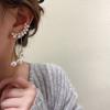 Korean Fashion Tassels Pearl Dangle Earrings for Women Creative New Personality Design Zircon Earring Wedding Party Jewelry Gift