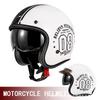 3/4 Open Face Motorcycle Helmet Cruiser Scooter Retro Vintage Riding Street Bike Safety Gear