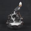 Lotus Incense Holder Burner Waterfall Backflow Home Decor Censer for Tea House