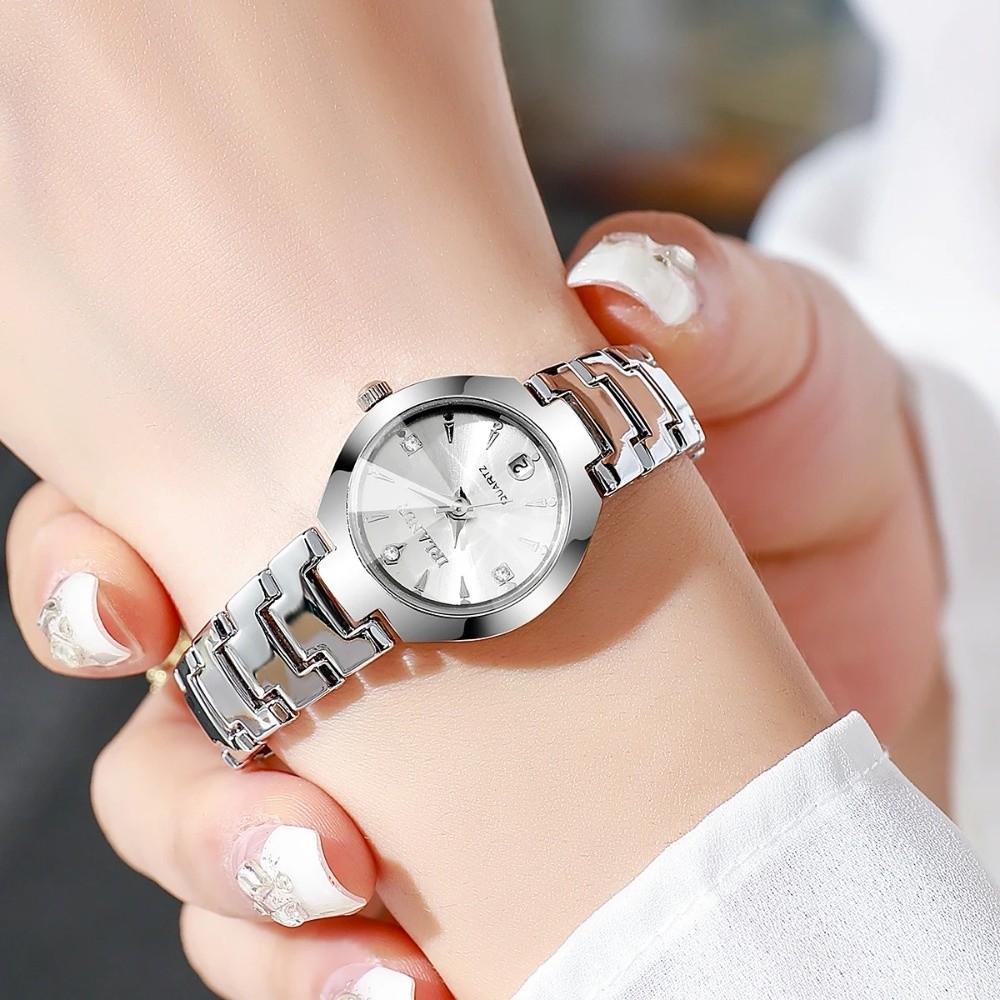 Kalenderfunctie Dameshorloge Verstelbare Band Polshorloges Casual Kwarts Horloge Koppel