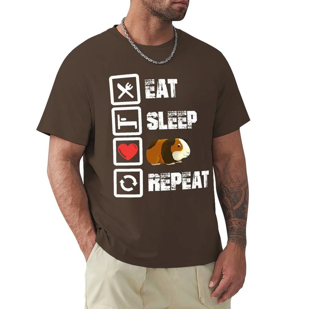 Guinea Pig T Shirt Harajuku Short Sleeve T-shirt 100% Cotton Graphics Tshirt Tops