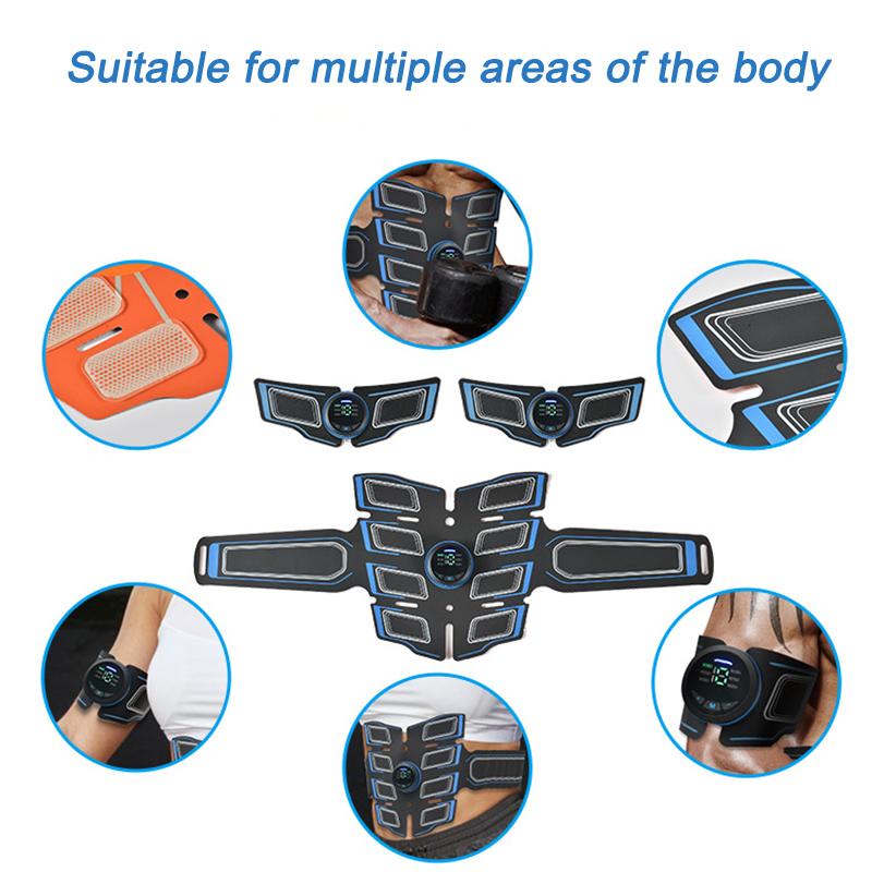 EMS Abdominal Trainer Portable Electronic Muscle Stimulator for Toning Abs Back Body Fitness Equipment