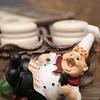 Cuisine Chef Cuisinier Poivre Condiment Bouteille Modèle Statue Figurine Miniature Cadeaux Artisanat Résine Décoration Maison Accessoires