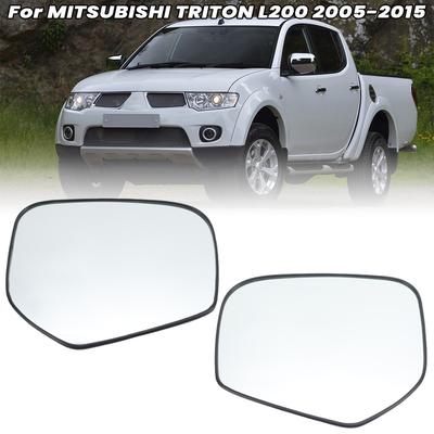 Rearview Mirrror Glass Lens For Mitsubishi Triton L200 2005-2015 For Challenger 2008-2015 Side Mirror Glass Lens Car Accessories