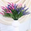 Artificial Lavender Wheat Bouquet 2Pcs Fake Flowers For Home Wedding Garden Outdoor Party Decoration Plants