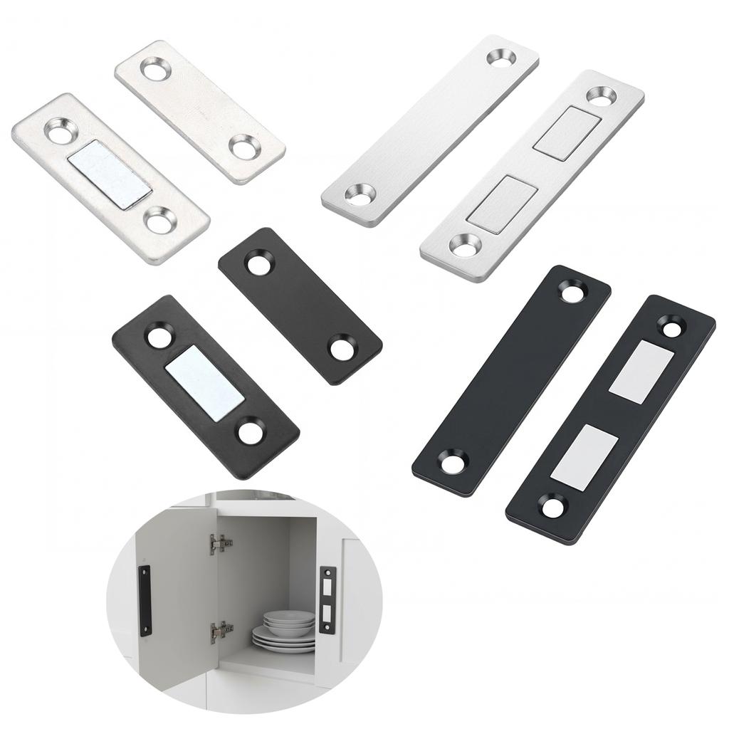 Magnetic Door Catch for Cabinet Sliding Wardrobe No Drilling Strong Magnet Invisible Design