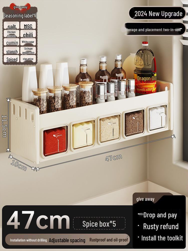 Set 4 Organizer Per Mensole Cucina In Filo Metallico - 33x23,9x15 Cm, Ripiani Salvaspazio Per Armadi E Congelatore, Nero
