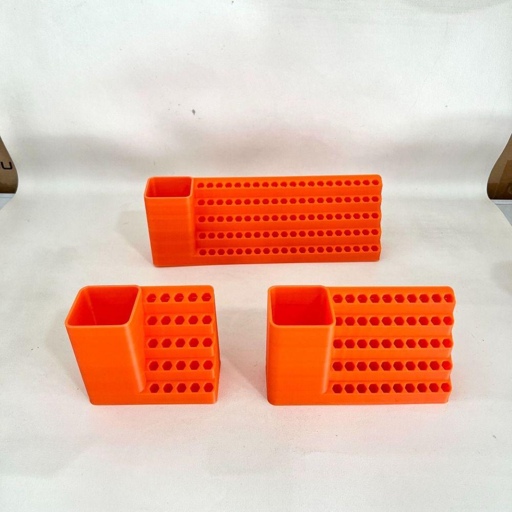 20/50Holes Screwdriver Bit Storage Tool Plastic Save Space Hexagonal Screwdriver Storage Rack