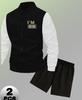 Baseball Tracksuit with Cargo Shorts for Men, Practical & Stylish
