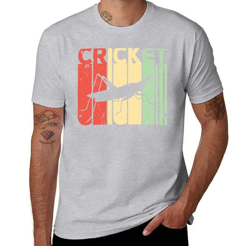 Cricket Insect Vintage Retro T-Shirt anime essential t shirt shirts graphic tee men