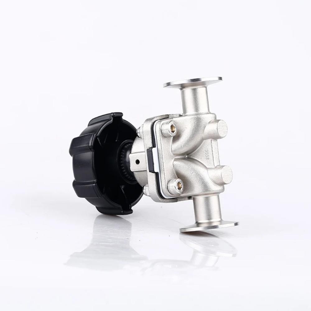 DN15/20/25/32/40/50 0.5" 1.5" 2" Tri Clamp 316L Stainless Steel Diaphragm valve Homebrew