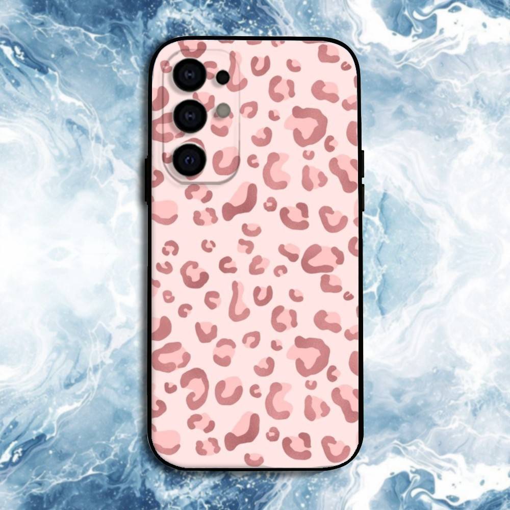 Leopard Print Pattern Phone Case For Samsung S25,S24,S23,S22,S21,S20,Plus,Fe,Lite,Others Black Cover