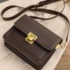 Bags New Women's Bags Crossbody Bags Underarm Small Bags Advanced Sense Autumn and Winter Leather Shoulder Small Square Bags Luggage