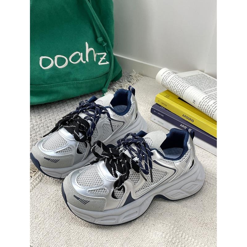 New hot spring new thick-soled dad shoes lightweight soft-soled sneakers 3421