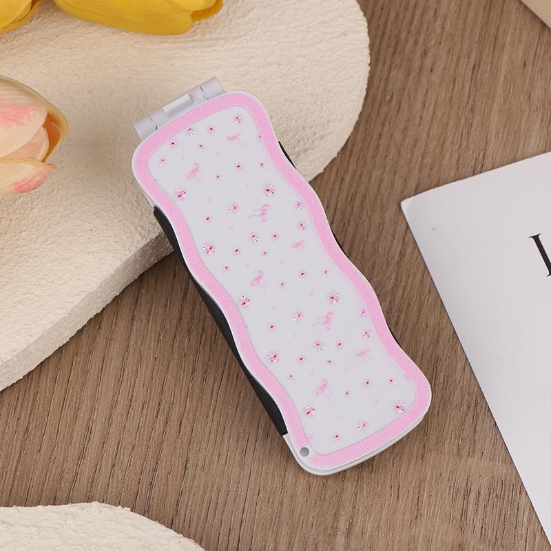 Mini Hair Brush Folding Massage Comb Head Massage Anti-Static Portable Travel Hair Brush Girl Hair Combs With Mirror