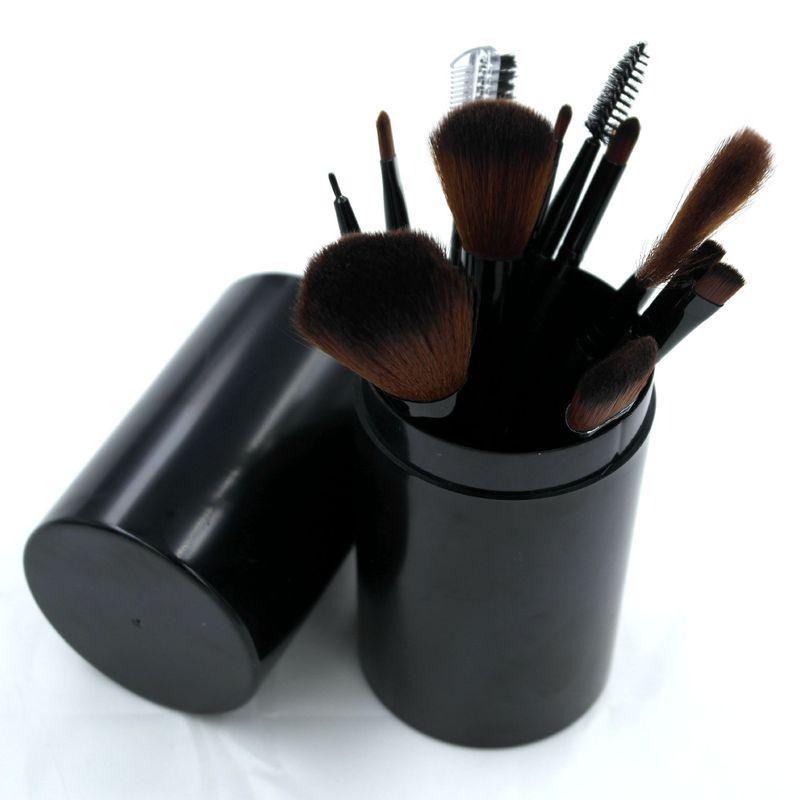 

Makeup Brush Suit Makeup Tools Brush Suit Beauty Brush Full Set Eye Shadow Brush Brush Mascara Brush Man-made fiber Barrel 12 Black