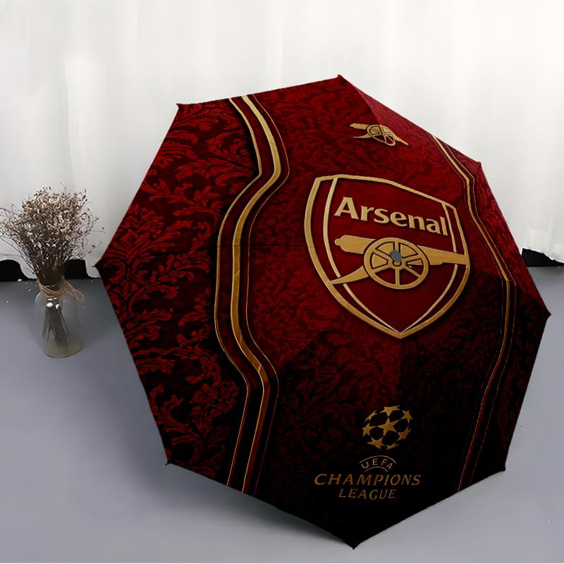 1pc A-Arsenal12 Umbrella, Sun Protection, And UV Shielding. It Has Eight Sturdy Ribs for Outdoor Use And Perfect As a Holiday Gift