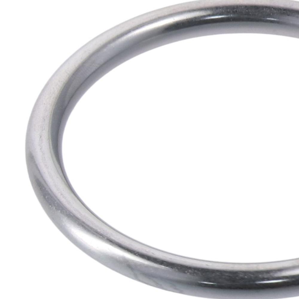 1Pc Rustproof 45mm Welded Steel Rings 304 Stainless Steel O-circle Ring Hang Round Ring Diving Pet Accessory