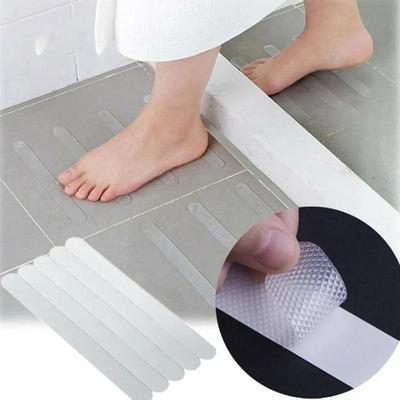 6 Piezas Tiras Antideslizantes Portátiles Tiras de Seguridad de Colores para Baño Nuevas Pegatinas para Ducha