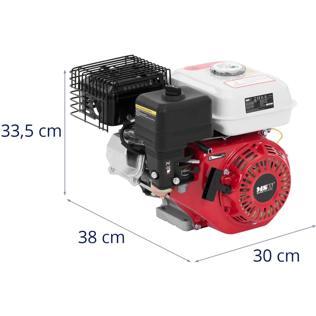 4-Stroke Single-Cylinder Petrol Engine With Recoil Starter 3.6 L 9 Hp