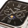 CaSio Standard Moon PhaSe Analog Men S Watch Mtp M305d 1a2v Metal Band Black