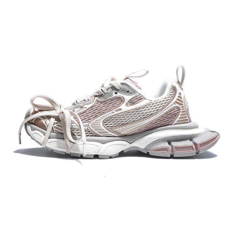 Fyra Säsonger Pappa-skor för Kvinnor, Andningsbara, Smutsiga, Gamla, Tjocka Sulan, Höjdökande, Casual Par Sportskor