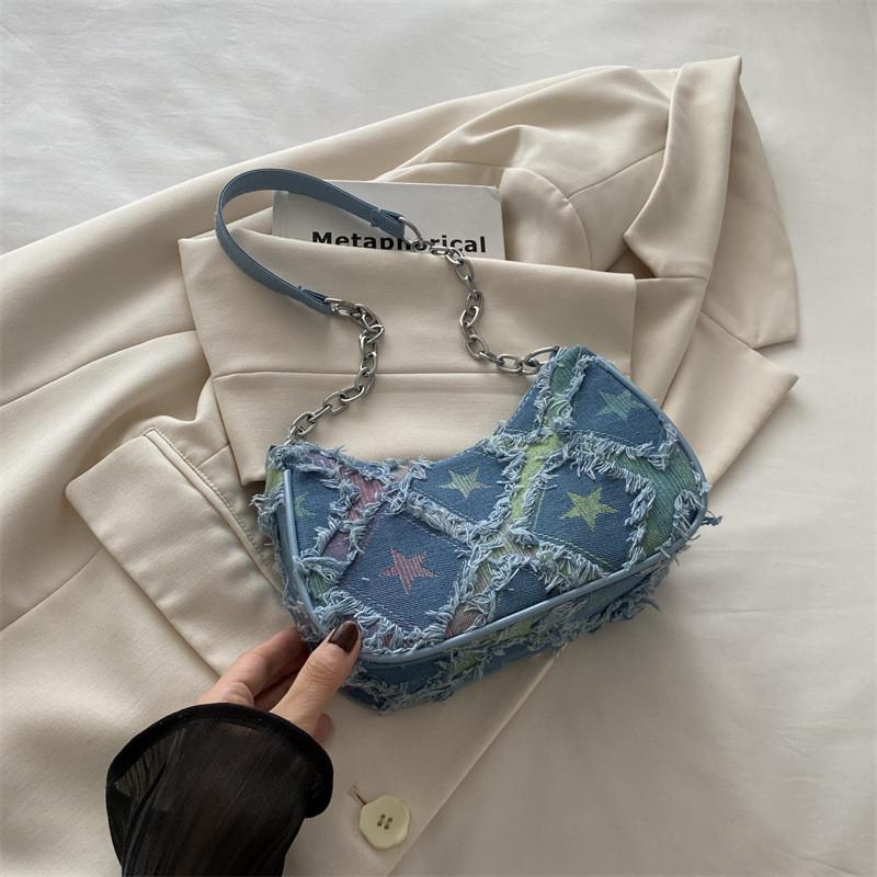 Fashionable Mini Crescent Bag Unique Korean Style Ins Inspired Shoulder Bag