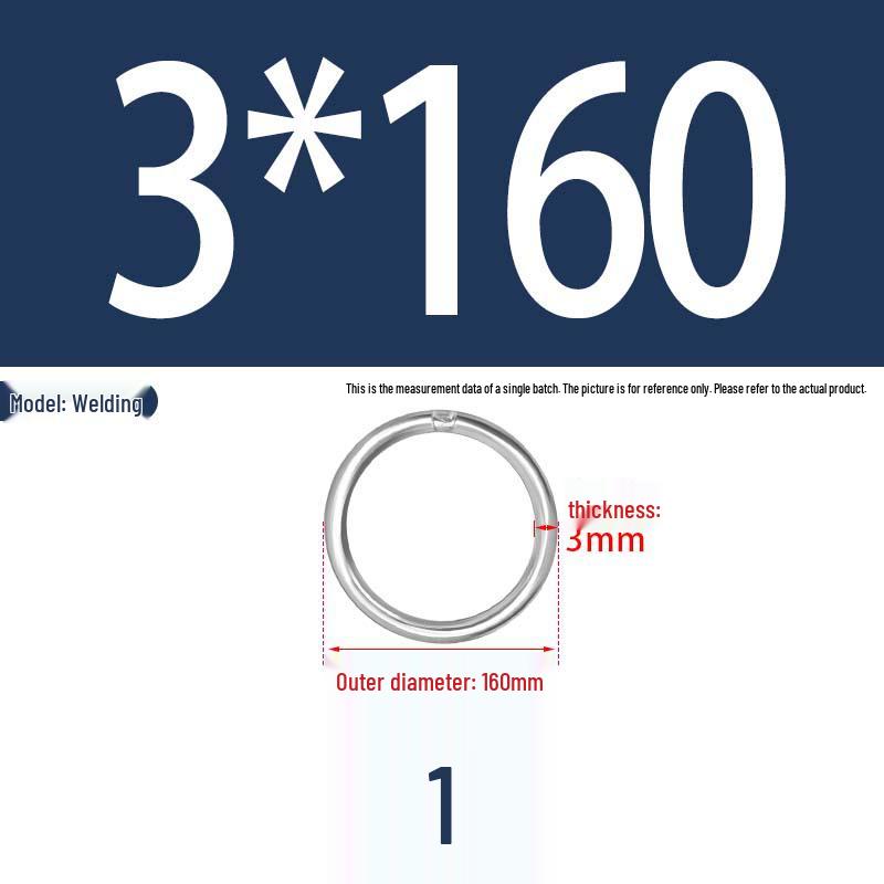 304 Stainless Steel Seamless O-Ring for Lifting and Hammock Yoga Connection