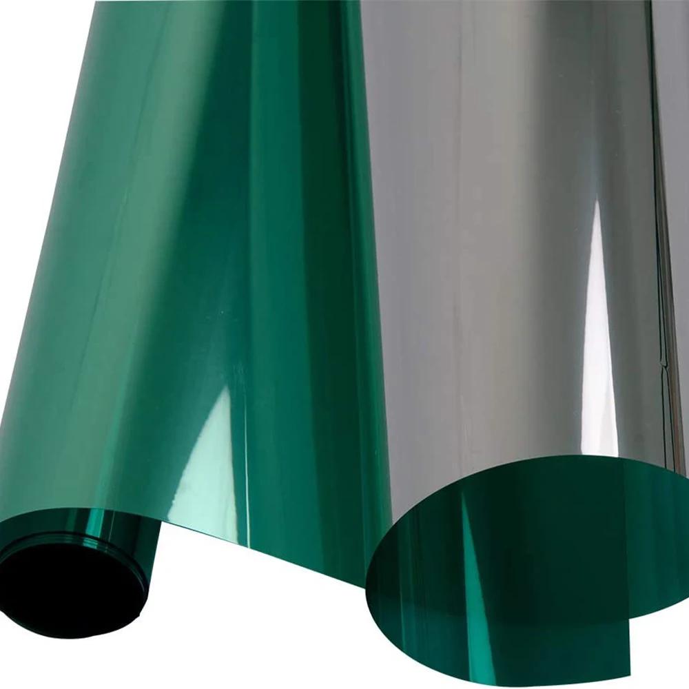 

Теплоизоляционная защитная оконная пленка, защита от солнца, взрывозащищенная тонировка окон для безопасности дома, солнцезащитное стекло, виниловое серебро 50x500 cm