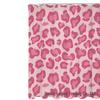 Pink Leopard Shower Curtain Set: Includes Curtain, Non-slip Bath Mat, Toilet Seat Cover, Bathroom Mat, & 12 Hooks.