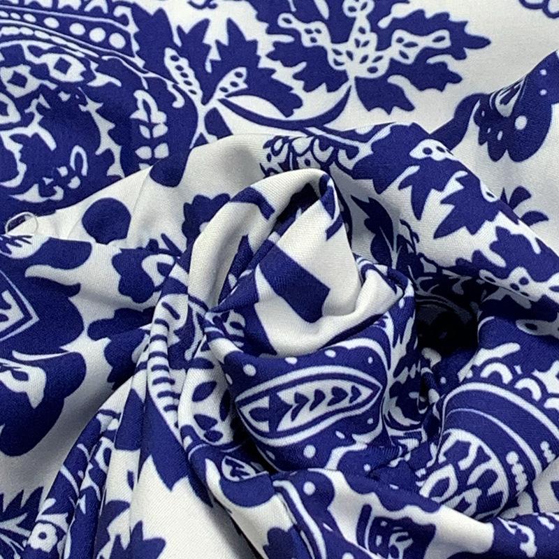 Women's Dress Fashion Bohemian Printed Midi Long Dresses