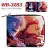 Jujutsu Kaisen Short Wallet Anime Cartoon Leather Bifold Card Holder Coin Purse for Students Men Women