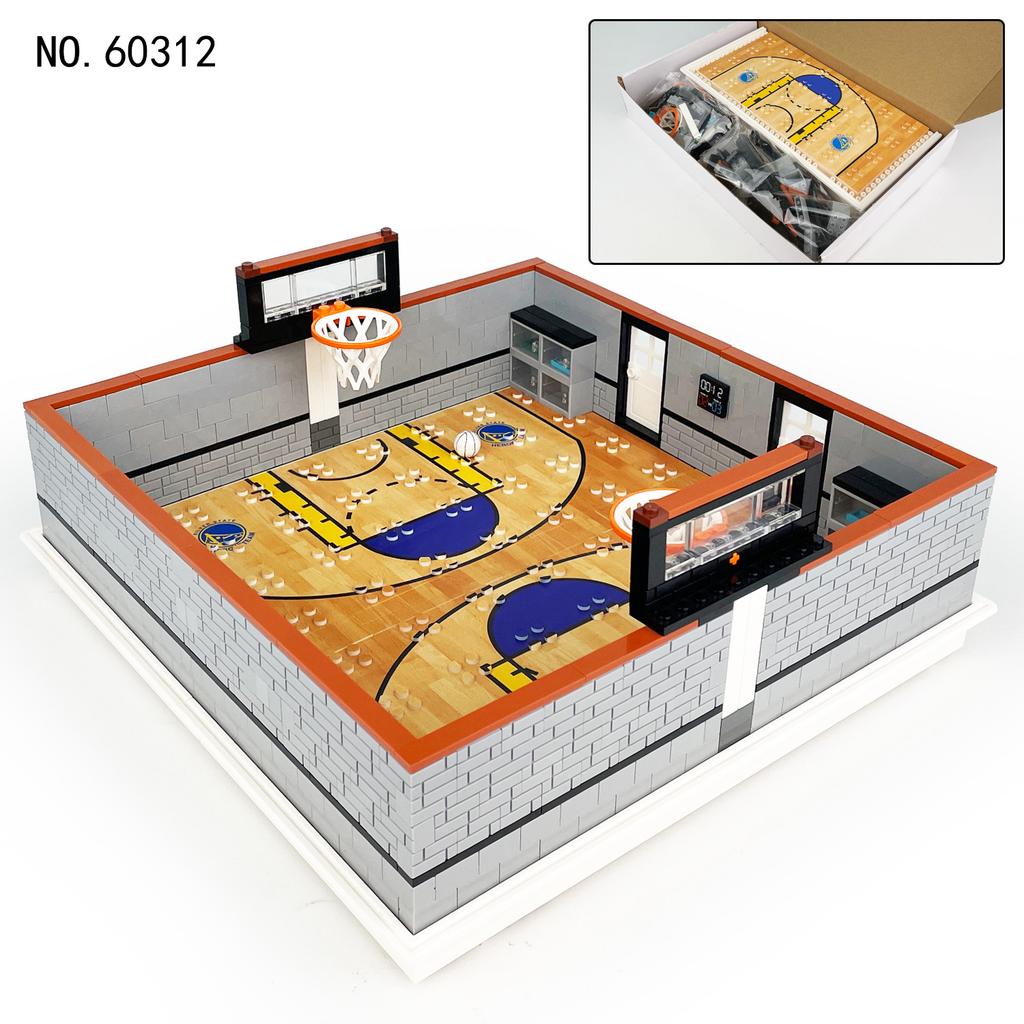Walker Basketball Hall 60312 Children Assemble Small Particle Building Block Toy Ball Sports Figure