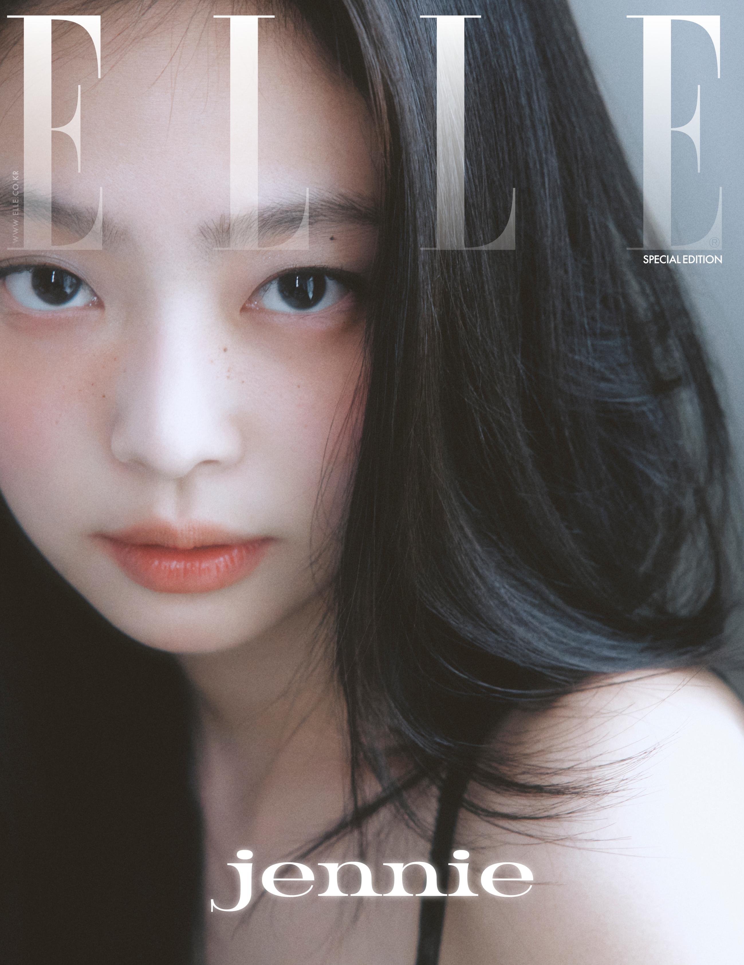 Elle Korea 2025 Август Специальный выпуск Дженни BLACKPINK Юм Чон-а Пак Хэ-джун Cover A