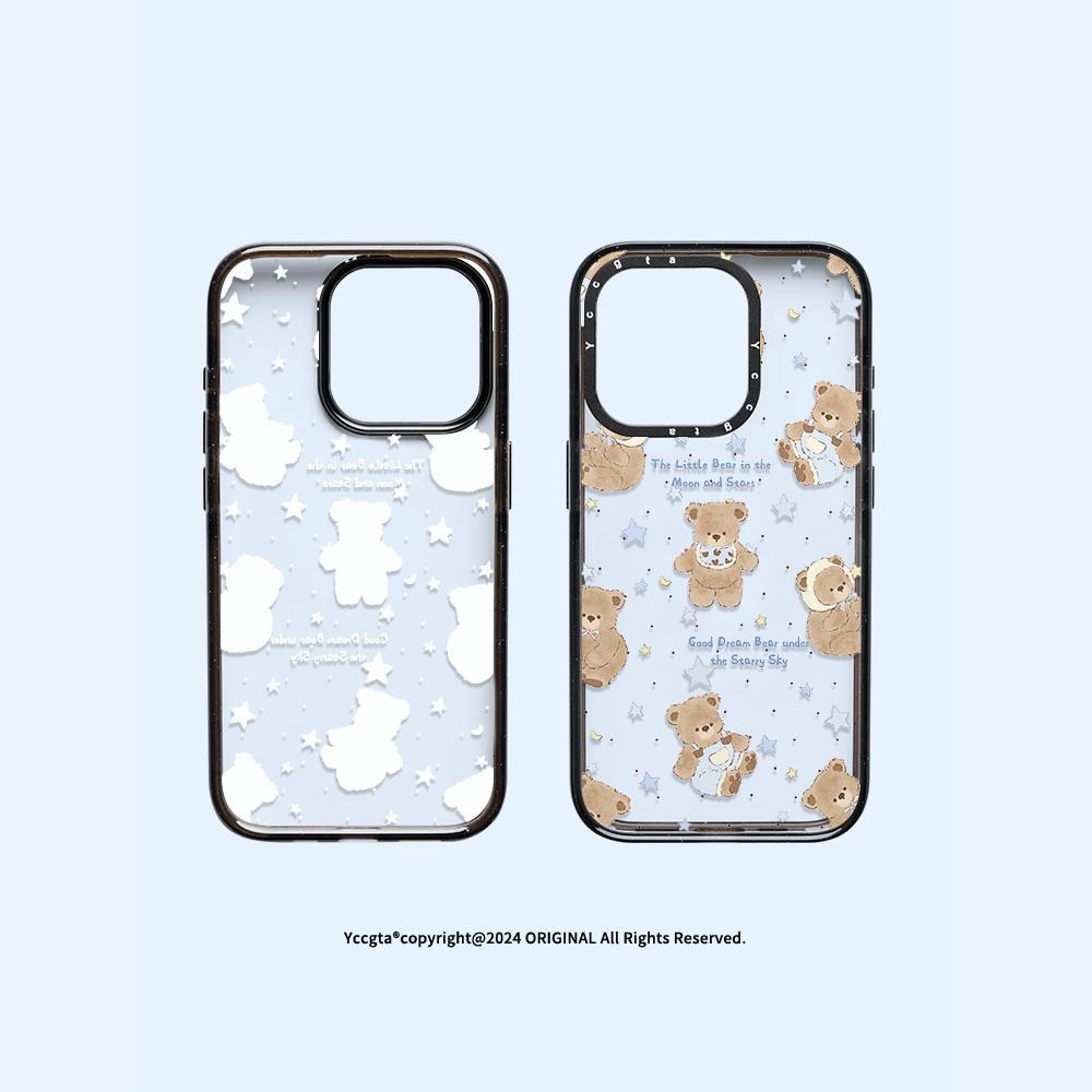 Cartoon Universal Bunny C Home Case Transparent for Apple 17promax Mobile Phone Case 15pro Double Layer 14Promax