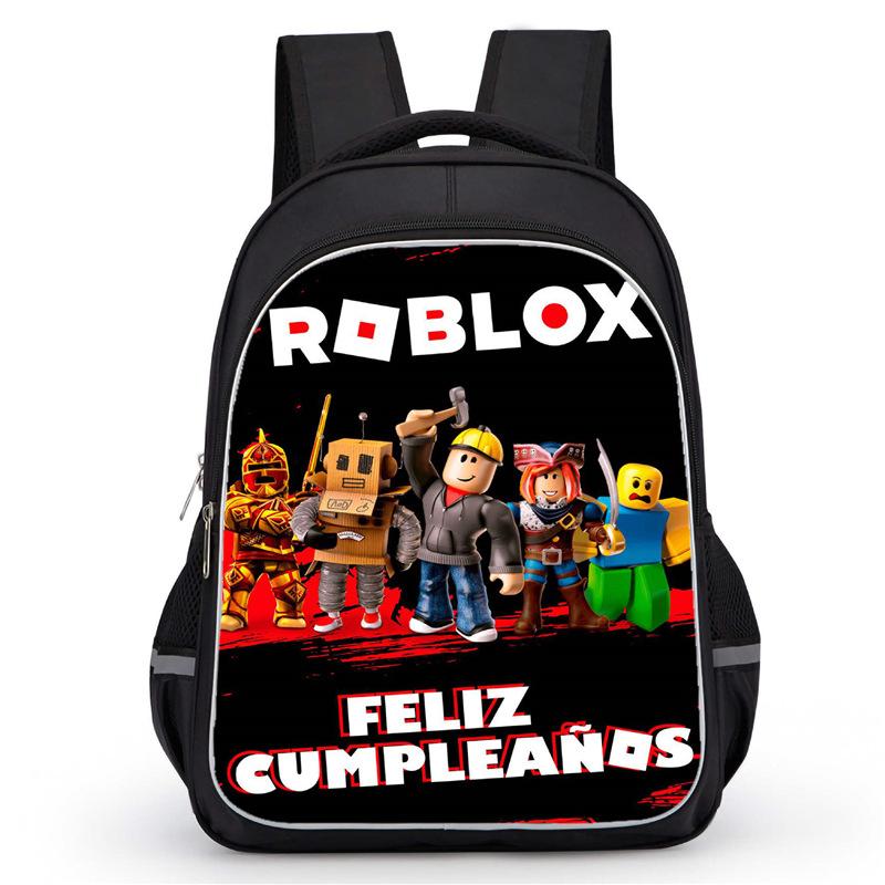 2026 new Roblox comfortable backpack with high-definition printed casual lightweight backpack